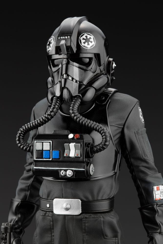 Star Wars A New Hop statuette PVC ARTFX+ 1/10 Tie Fighter Pilot Backstabber & Mouse Droid Exclusive