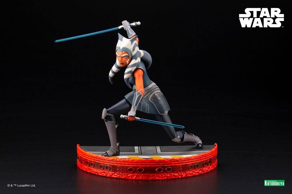 Star Wars The Clone Wars Statuette PVC ARTFX 1/7 Ahsoka Tano Escape from the Clones 24 cm