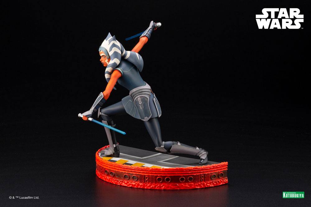 Star Wars The Clone Wars Statuette PVC ARTFX 1/7 Ahsoka Tano Escape from the Clones 24 cm