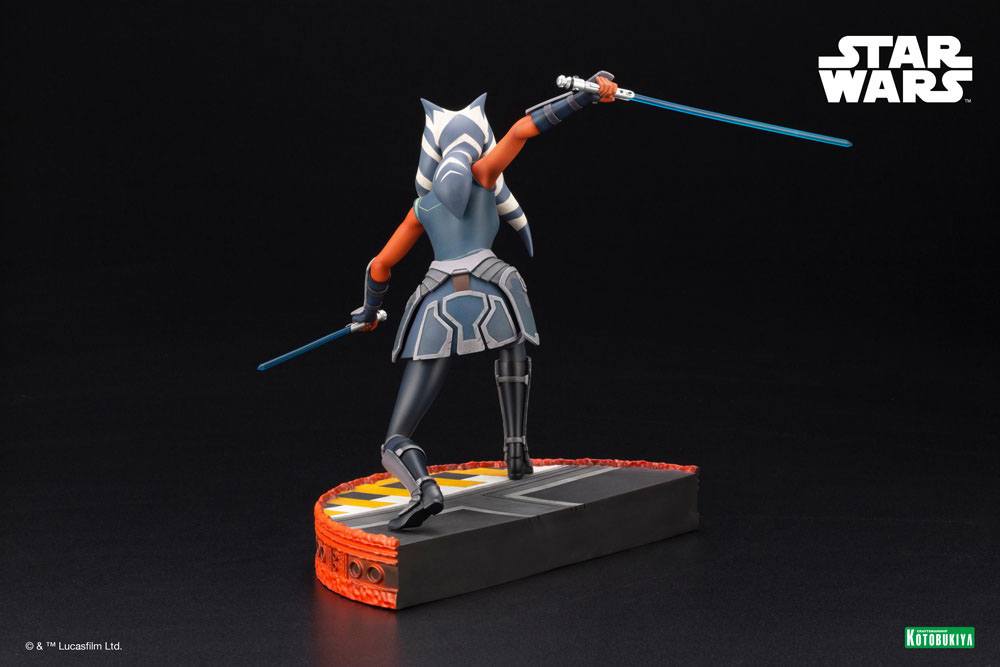 Star Wars The Clone Wars Statuette PVC ARTFX 1/7 Ahsoka Tano Escape from the Clones 24 cm
