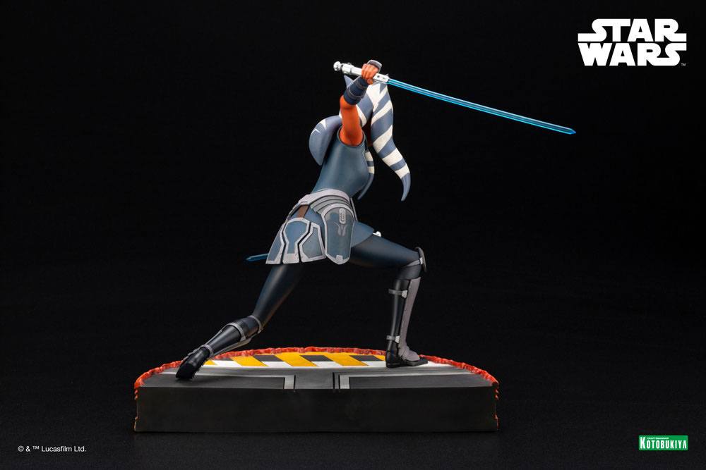 Star Wars The Clone Wars Statuette PVC ARTFX 1/7 Ahsoka Tano Escape from the Clones 24 cm