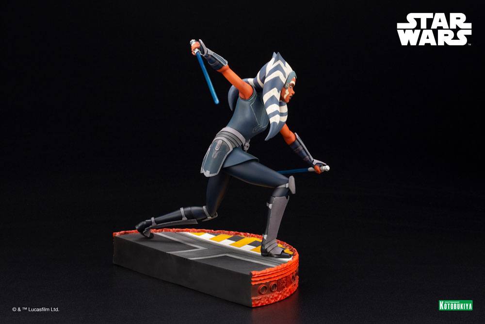 Star Wars The Clone Wars Statuette PVC ARTFX 1/7 Ahsoka Tano Escape from the Clones 24 cm