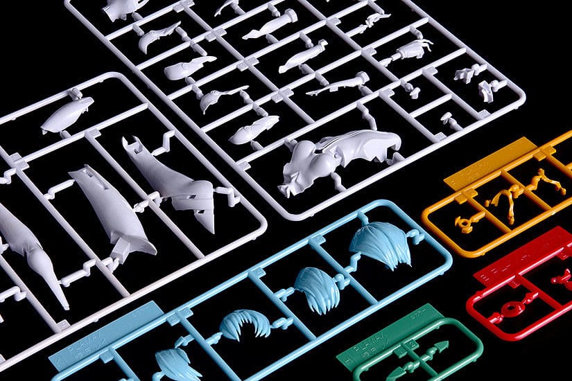 Reconstruction de la figurine Evangelion PLAMAX Rei Ayanami 20 cm