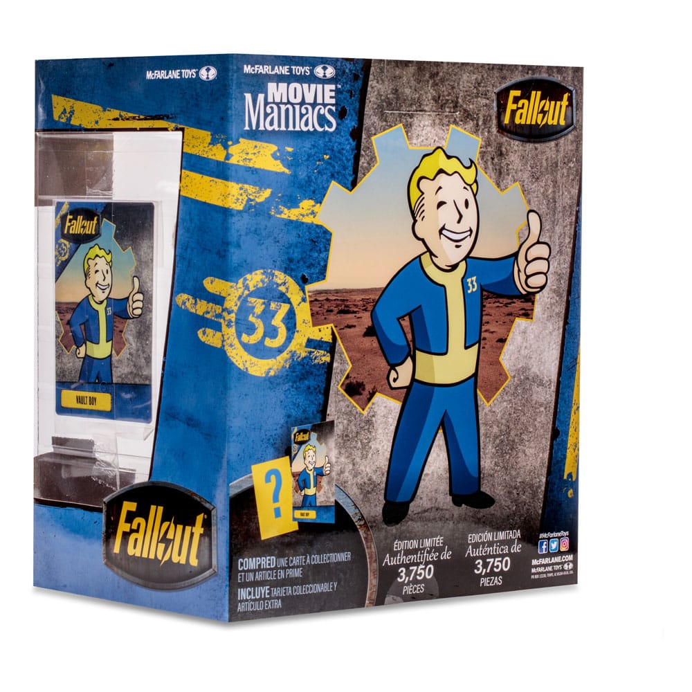 Fallout figurine Movie Maniacs Vault Boy (Gold Label) 15 cm