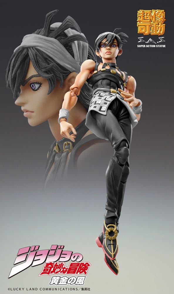 JoJo's Bizarre Adventure Part 5: Golden Wind figurine Chozokado (Narancia Ghirga & As Ver. Black) 15 cm