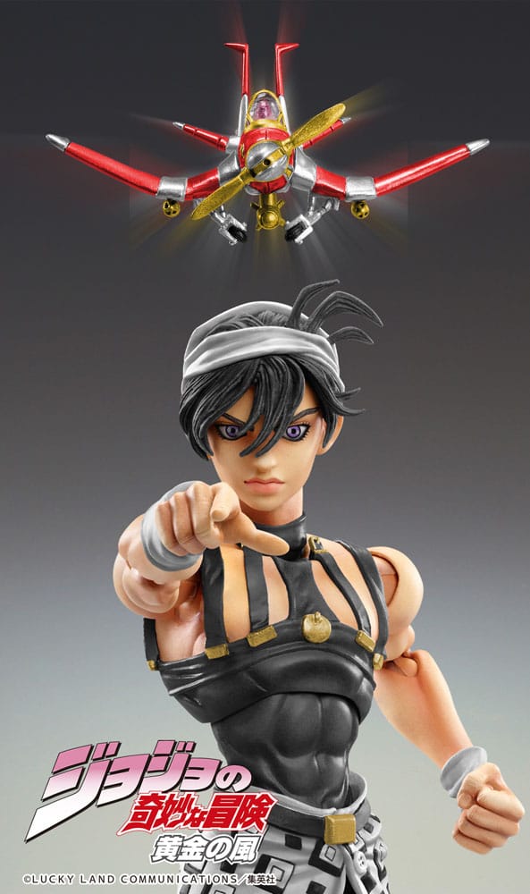 JoJo's Bizarre Adventure Part 5: Golden Wind figurine Chozokado (Narancia Ghirga & As Ver. Black) 15 cm