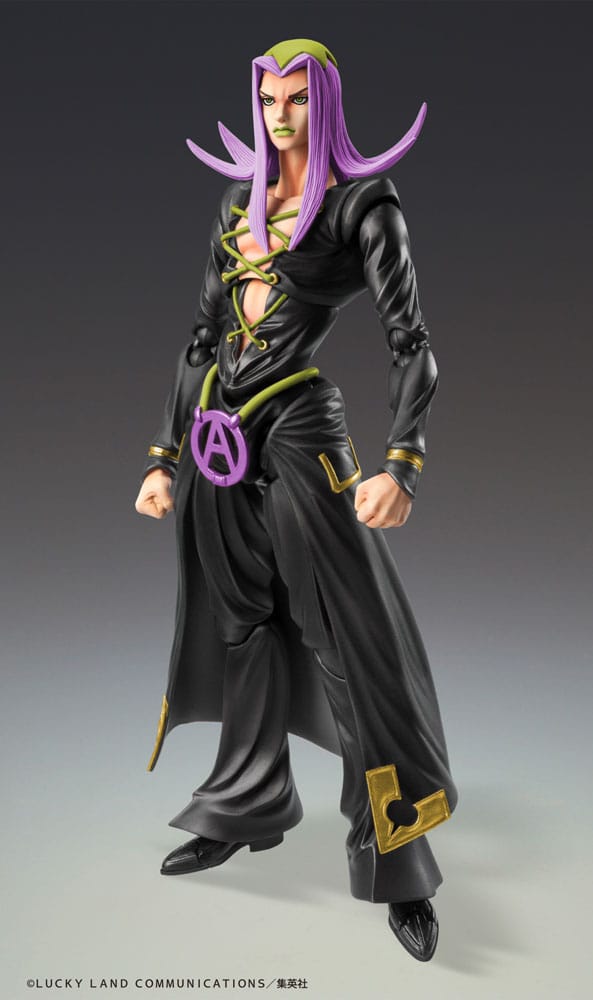 JoJo's Bizarre Adventure Part 5 figurine Super Action Chozokado Leone Abbacchio Black Ver. 16 cm