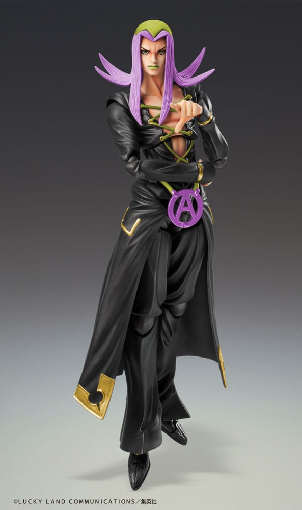 JoJo's Bizarre Adventure Part 5 figurine Super Action Chozokado Leone Abbacchio Black Ver. 16 cm