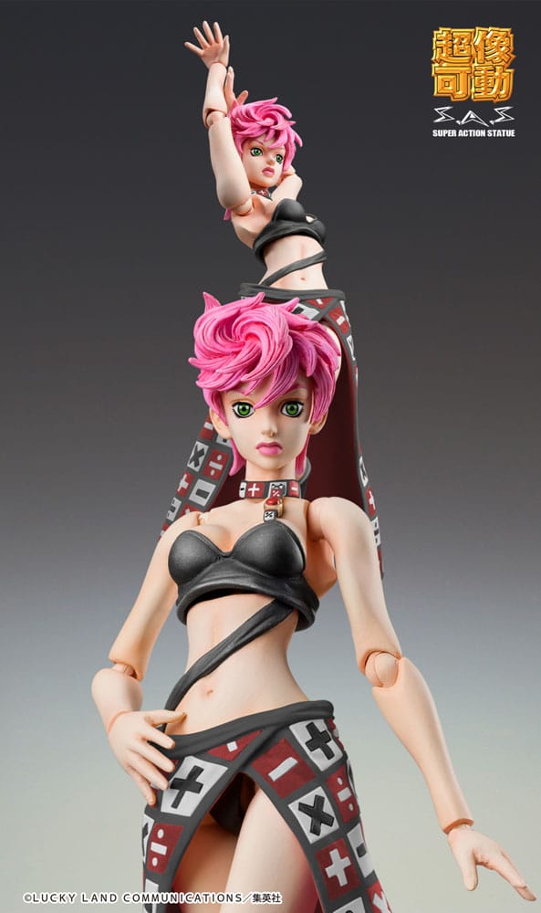 Figurine JoJo's Bizarre Adventure Part 5 Super Action Chozokado Trish Una Black Ver. 15 cm