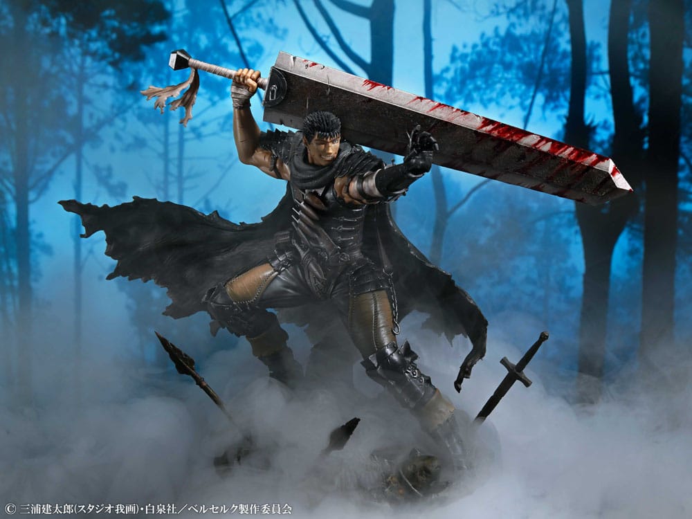 Berserk statuette PVC 1/7 Guts Black Swordsman Ver. 26 cm