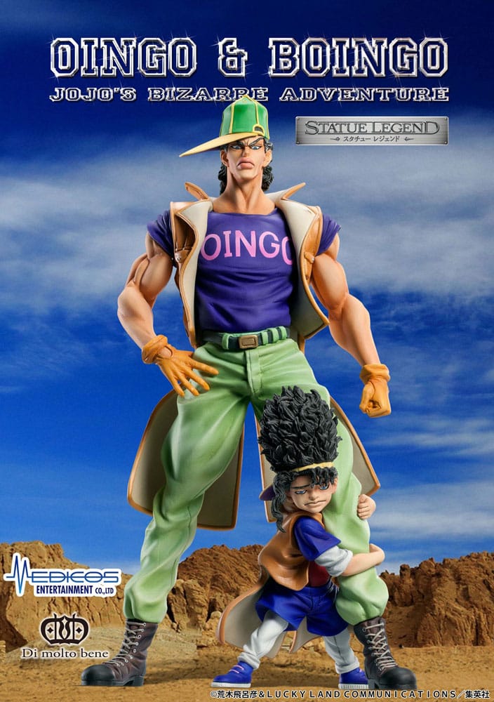 JoJo's Bizarre Adventure Statuette PVC Legend Oingo & Boingo 19 cm