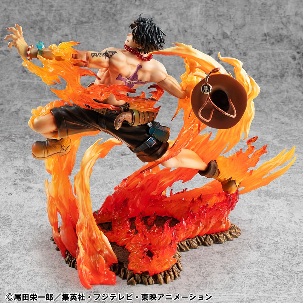 One Piece statuette PVC P.O.P. NEO-Maximum Portgas D. Ace 15th Anniversary Super Limited Reprint Ver. 23 cm