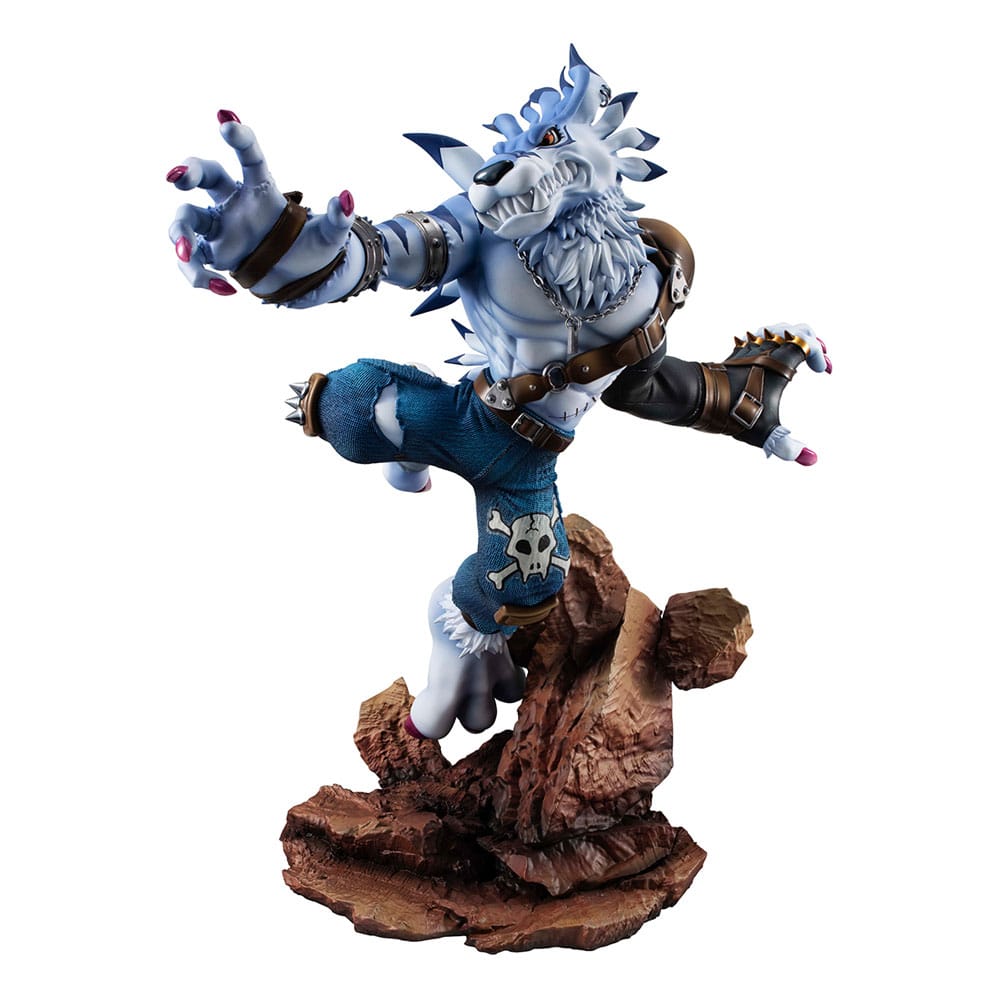 Digimon Adventure Statuette Garurumon