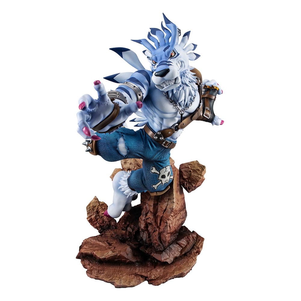Digimon Adventure Statuette Garurumon