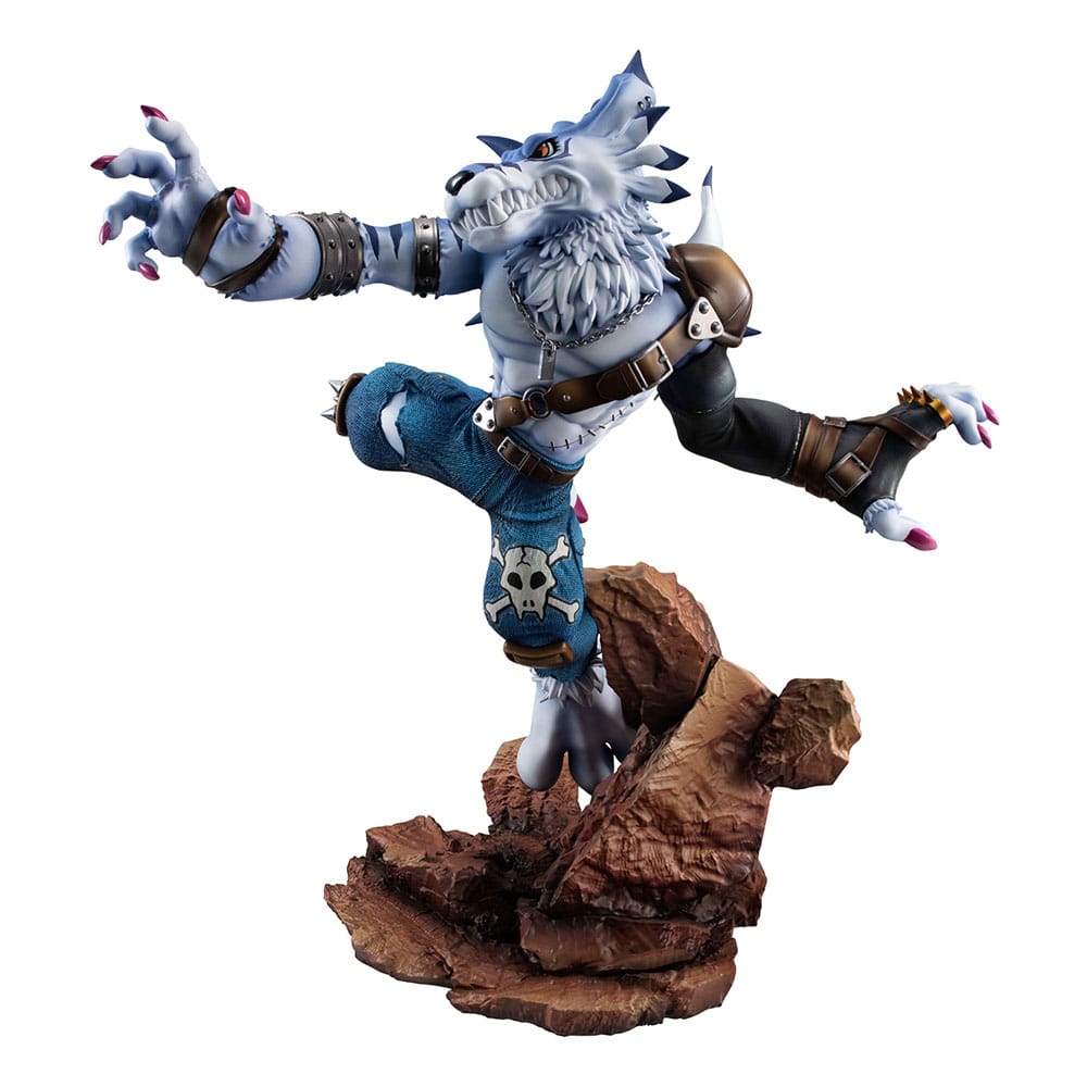 Digimon Adventure Statuette Garurumon