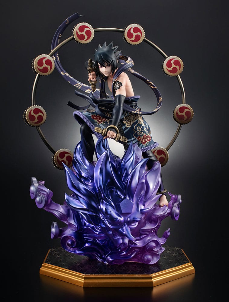 Naruto Shippuden : Statuette PVC Sasuke Uchiha Thunder God 28 cm