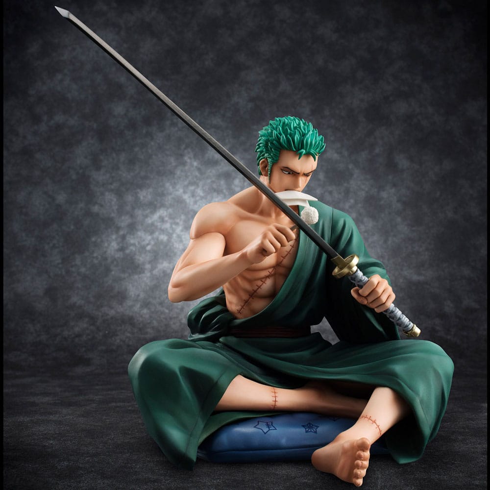One Piece Statuette PVC 1/8 P.O.P S.O.C Roronoa Zorro 13 cm