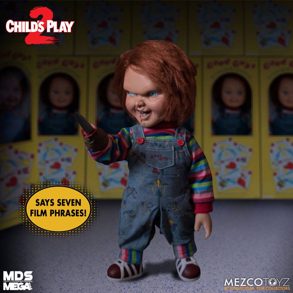 Chucky, la poupée de sang poupée parlante Designer Series Menacing Chucky 38 cm