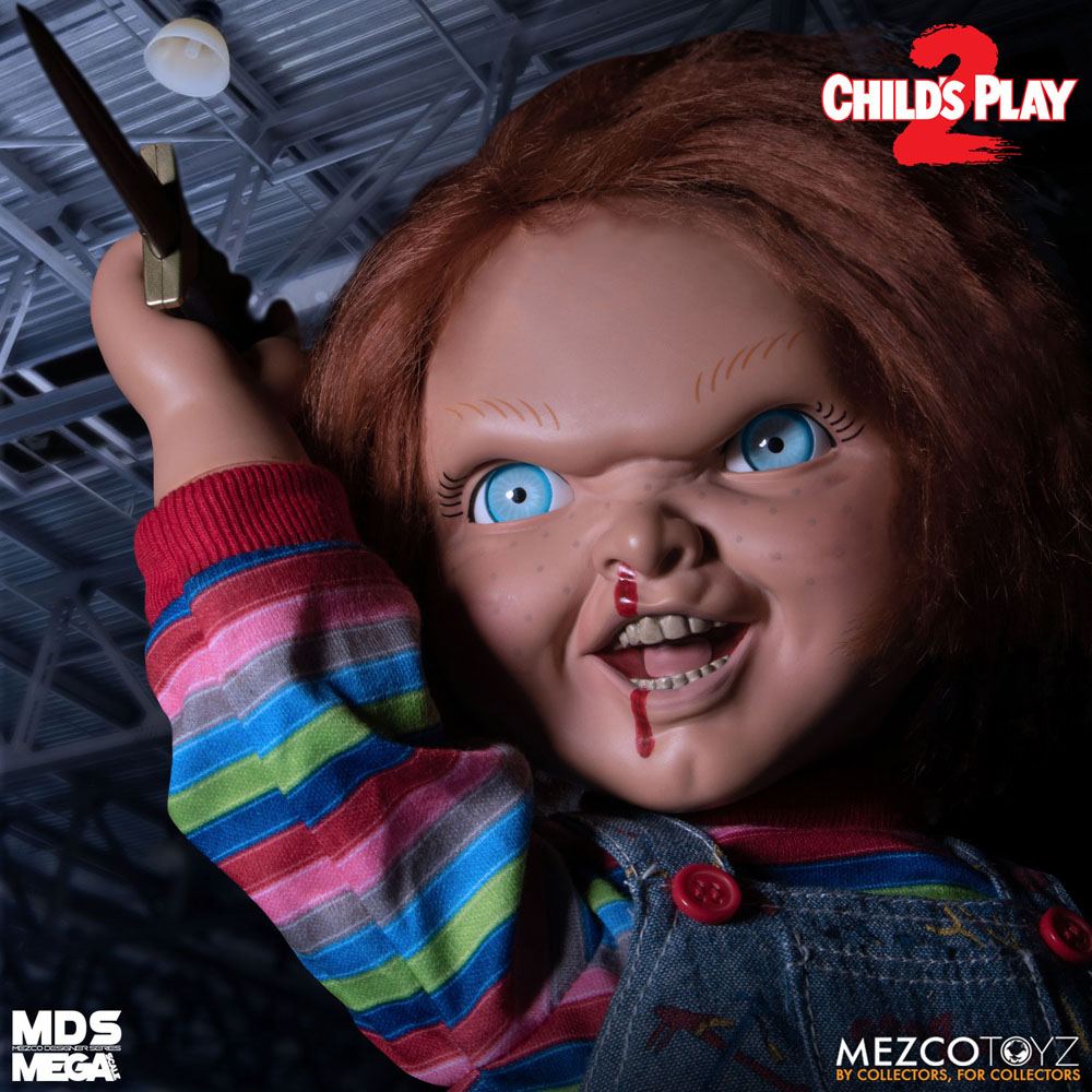 Chucky, la poupée de sang poupée parlante Designer Series Menacing Chucky 38 cm