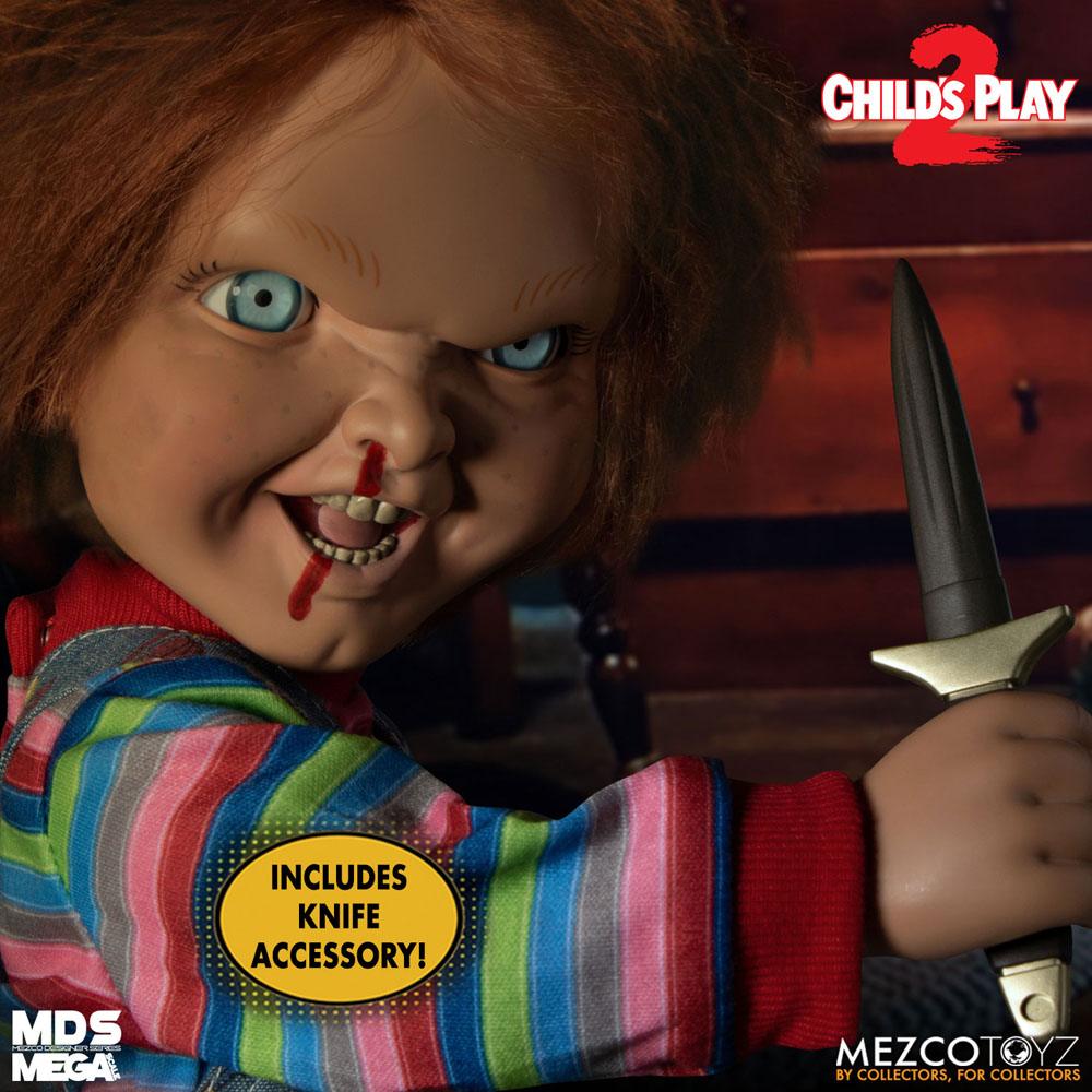 Chucky, la poupée de sang poupée parlante Designer Series Menacing Chucky 38 cm