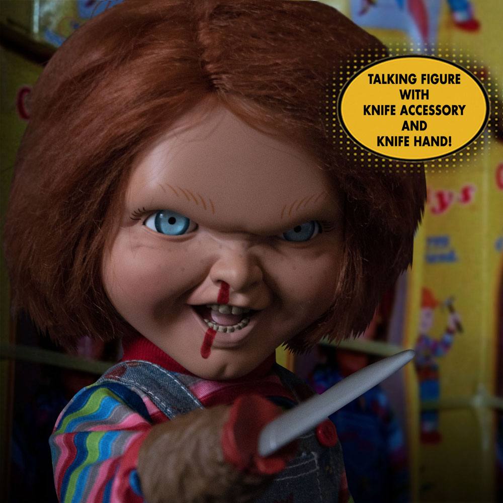Chucky, la poupée de sang poupée parlante Designer Series Menacing Chucky 38 cm