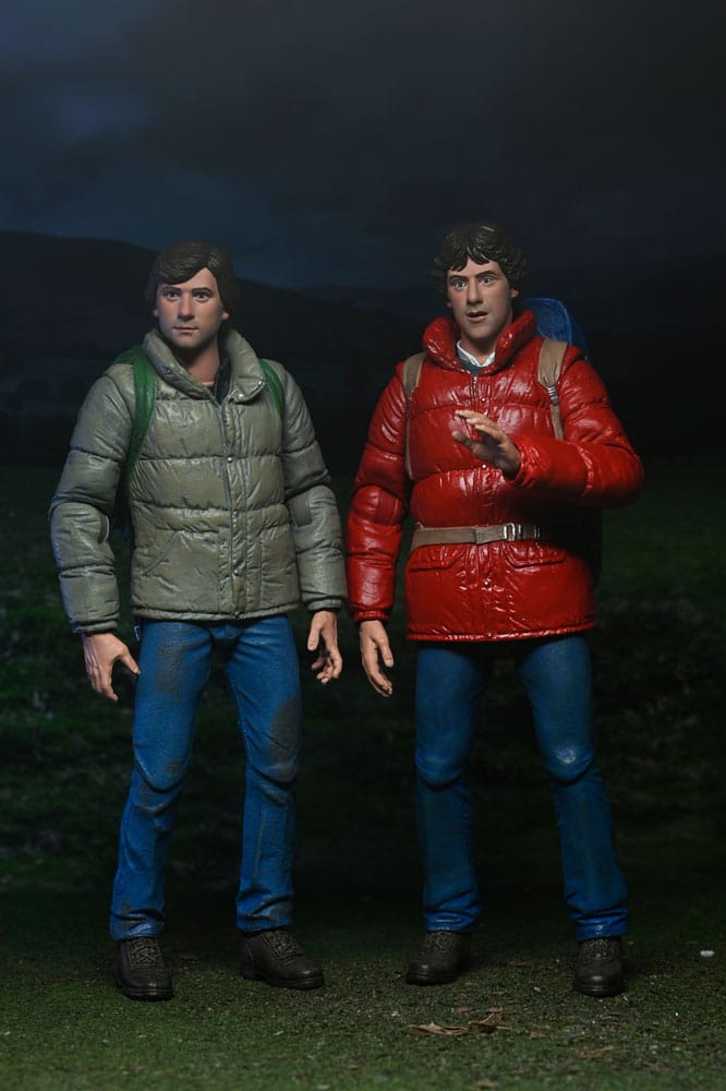Le Loup-garou de Londres 2 pack figurines Jack and David 18 cm