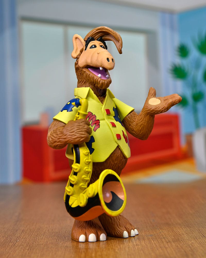 Alf : Figurine Toony Classic Alf avec Saxophone 15 cm