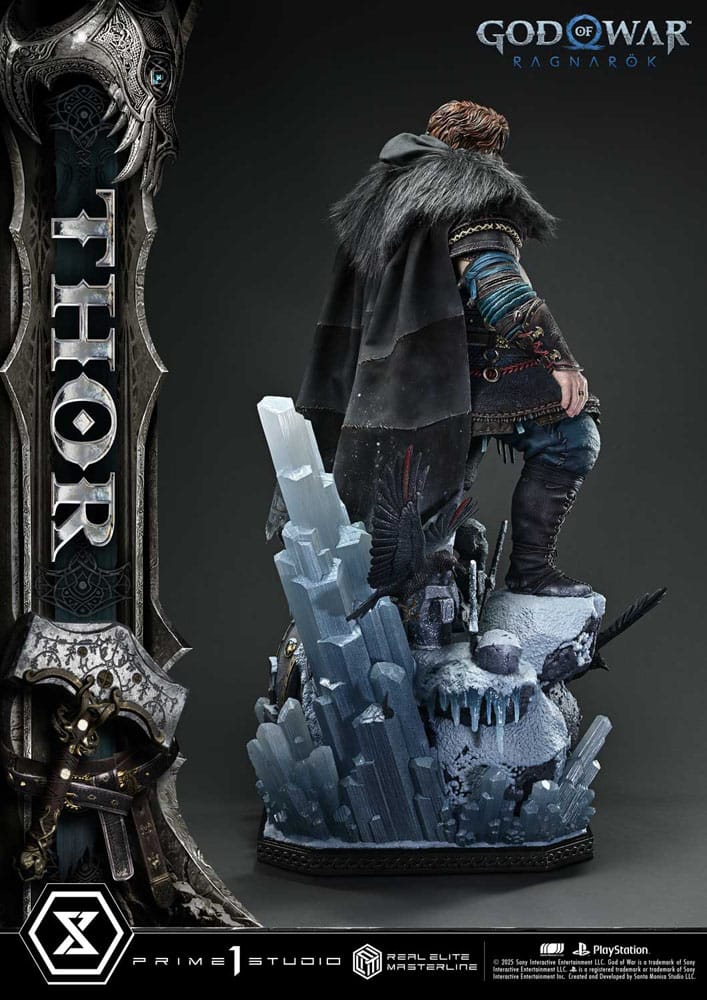 God of War: Ragnarök statuette Real Elite Masterline Series 1/3 Thor 105 cm