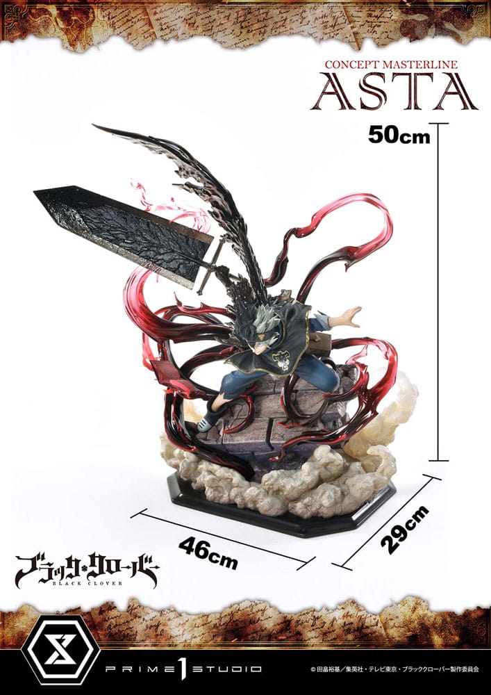 Black Clover Concept Masterline Series statuette 1/6 Asta 50 cm