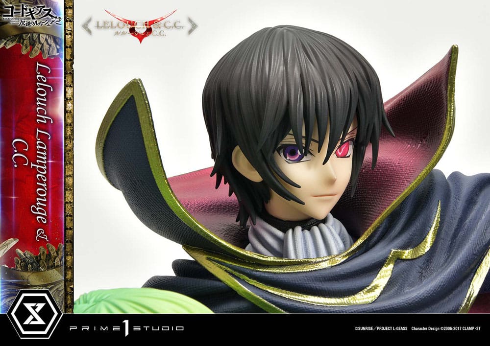 Code Geass: Lelouch of the Rebellion Concept Masterline Series Statuette 1/6 Lelouch Lamperouge & C.C. 44 cm
