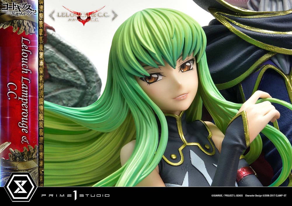 Code Geass: Lelouch of the Rebellion Concept Masterline Series Statuette 1/6 Lelouch Lamperouge & C.C. 44 cm