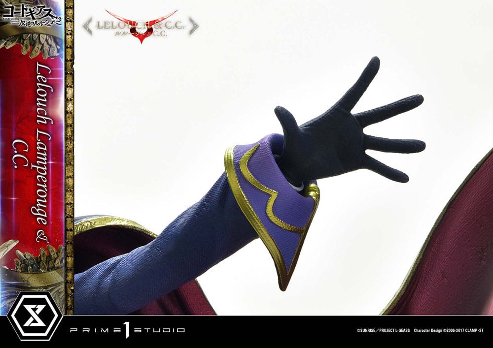 Code Geass: Lelouch of the Rebellion Concept Masterline Series Statuette 1/6 Lelouch Lamperouge & C.C. 44 cm