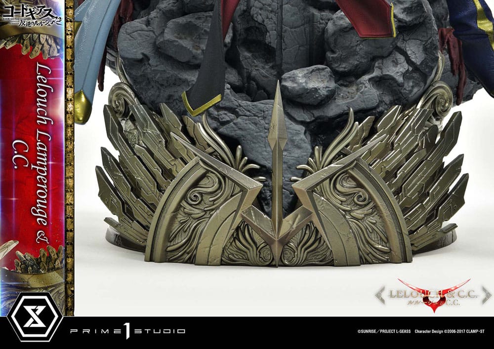 Code Geass: Lelouch of the Rebellion Concept Masterline Series Statuette 1/6 Lelouch Lamperouge & C.C. 44 cm