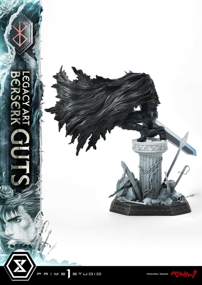 Berserk Legacy Art Kentaro Miura Statue statuette 1/6 Guts 45 cm