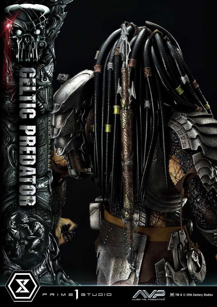 The Alien vs. Predator statuette Museum Masterline Series 1/3 Celtic Predator 95 cm