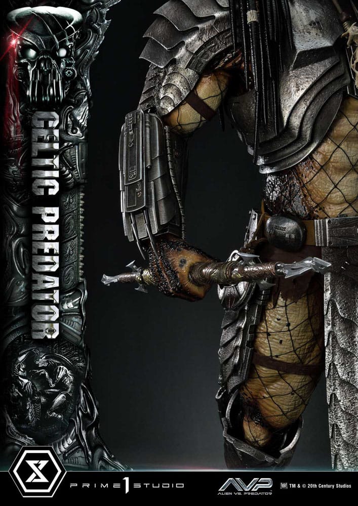 The Alien vs. Predator statuette Museum Masterline Series 1/3 Celtic Predator 95 cm
