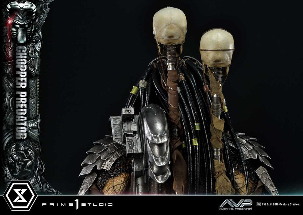 The Alien vs. Predator statuette Museum Masterline Series 1/3 Chopper Predator 103 cm