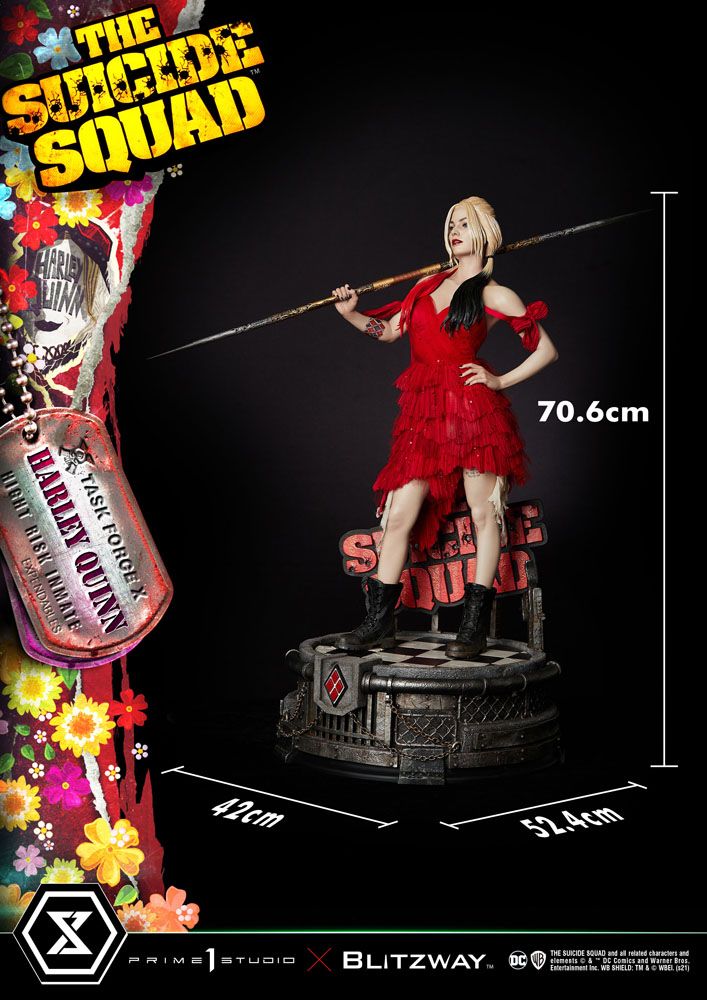 The Suicide Squad : Statuette Harley Quinn Bonus Version 71 cm