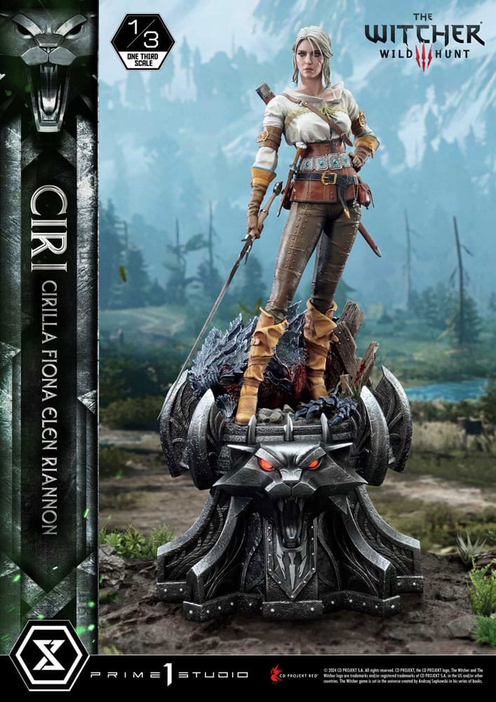 Statuette Masterline du musée The Witcher 3 : Wild Hunt 1/3 Wild Hunt Ciri Fiona Elen Riannon 81 cm