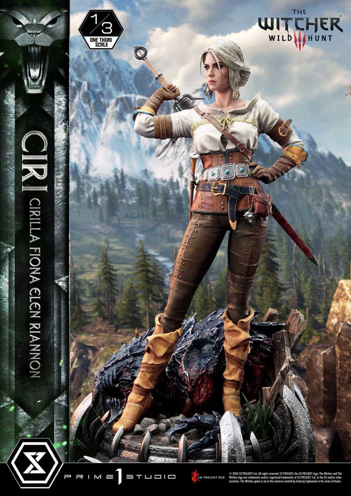 Statuette Masterline du musée The Witcher 3 : Wild Hunt 1/3 Wild Hunt Ciri Fiona Elen Riannon 81 cm