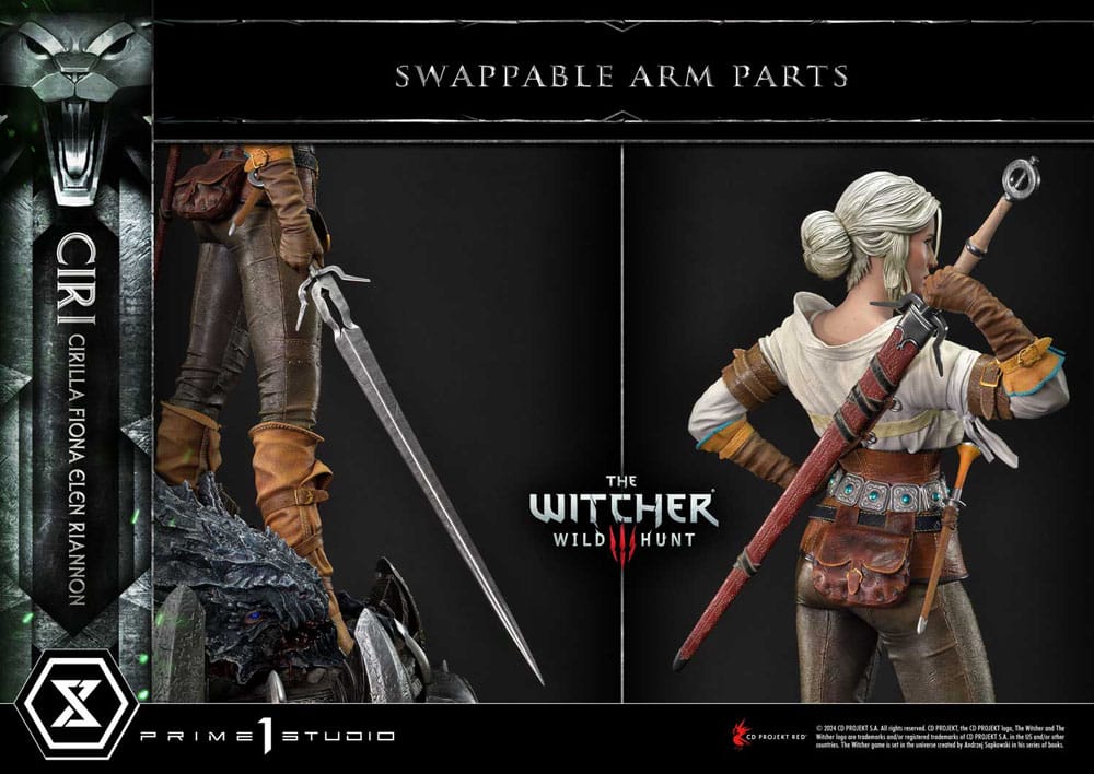 Statuette Masterline du musée The Witcher 3 : Wild Hunt 1/3 Wild Hunt Ciri Fiona Elen Riannon 81 cm