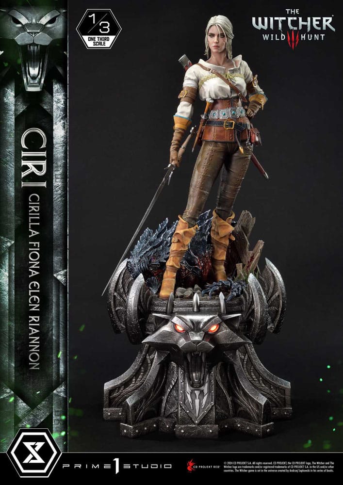 Statuette Masterline du musée The Witcher 3 : Wild Hunt 1/3 Wild Hunt Ciri Fiona Elen Riannon 81 cm