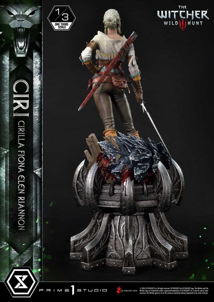 Statuette Masterline du musée The Witcher 3 : Wild Hunt 1/3 Wild Hunt Ciri Fiona Elen Riannon 81 cm
