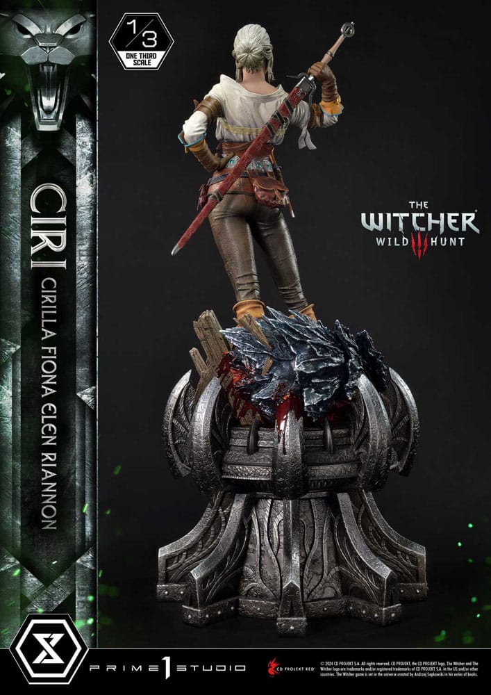 Statuette Masterline du musée The Witcher 3 : Wild Hunt 1/3 Wild Hunt Ciri Fiona Elen Riannon 81 cm