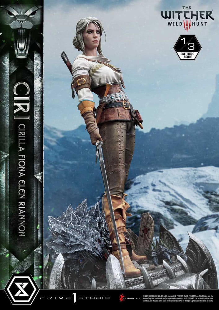 Statuette Masterline du musée The Witcher 3 : Wild Hunt 1/3 Wild Hunt Ciri Fiona Elen Riannon 81 cm