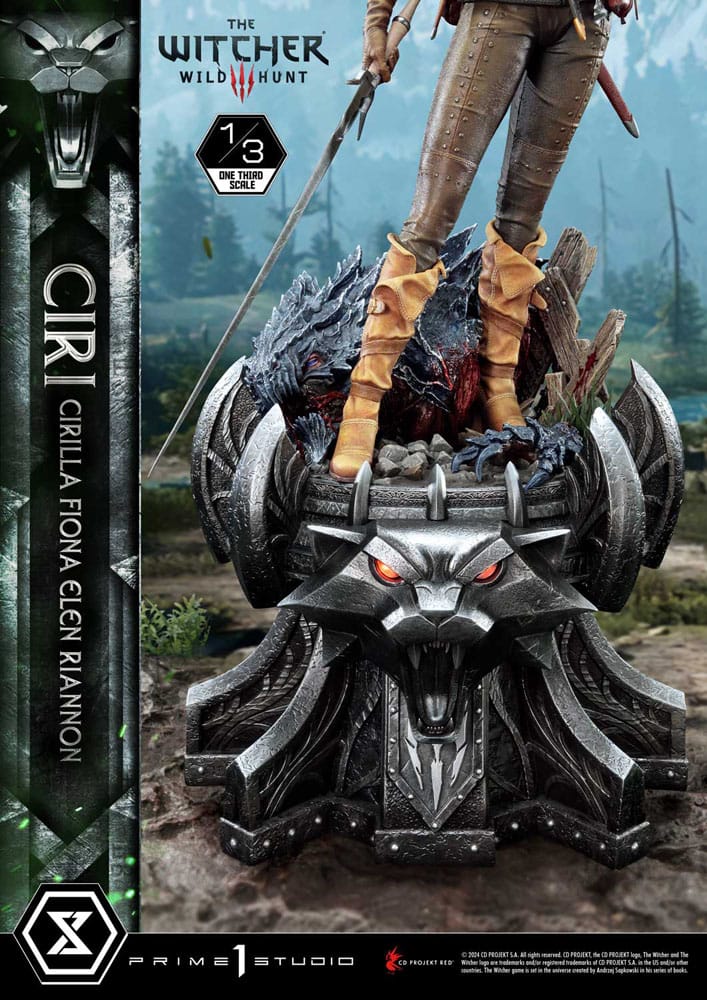 Statuette Masterline du musée The Witcher 3 : Wild Hunt 1/3 Wild Hunt Ciri Fiona Elen Riannon 81 cm