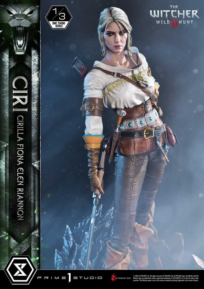 Statuette Masterline du musée The Witcher 3 : Wild Hunt 1/3 Wild Hunt Ciri Fiona Elen Riannon 81 cm