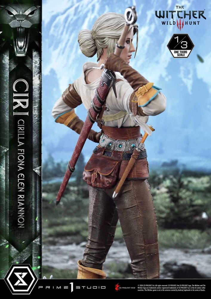 Statuette Masterline du musée The Witcher 3 : Wild Hunt 1/3 Wild Hunt Ciri Fiona Elen Riannon 81 cm