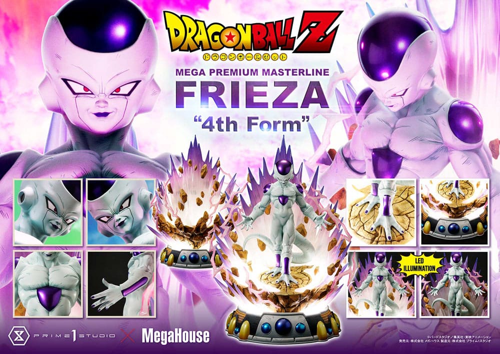 Dragon Ball Z statuette 1/4 Frieza 4th Form 61 cm