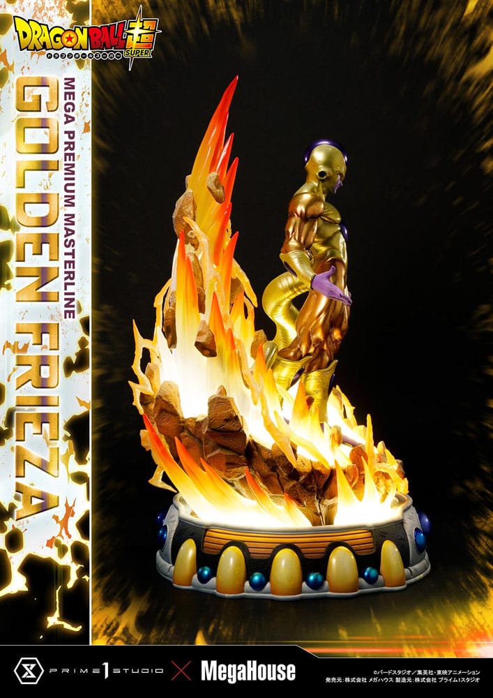 Dragon Ball Super statuette Mega Premium Masterline 1/4 Golden Frieza 61 cm